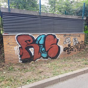 Graffitientfernung von Ziegel/Backsteine