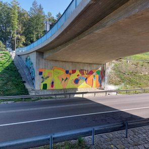 Graffitientfernung von Beton